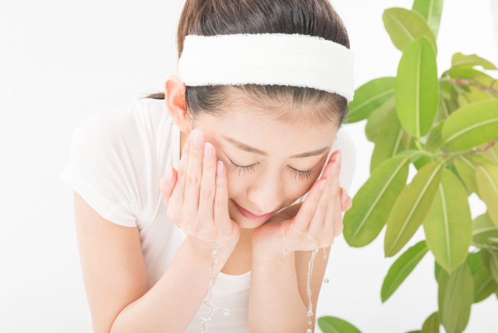 肌断食の洗顔方法